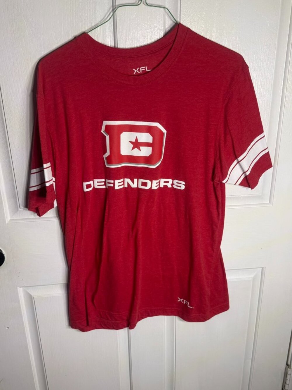 D.C. Defenders XFL "Defenders" Logo Graphic Tee - Men’s Large